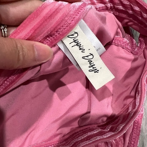 Dippin Daisys Pink High Cut Bikini Bottoms - Picture 11 of 11